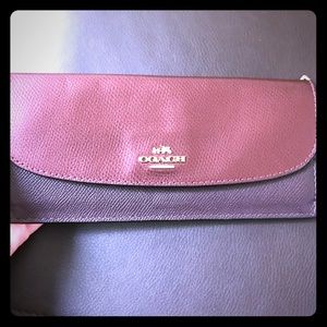 Stunning Coach Leather Envelope Wallet-Like New